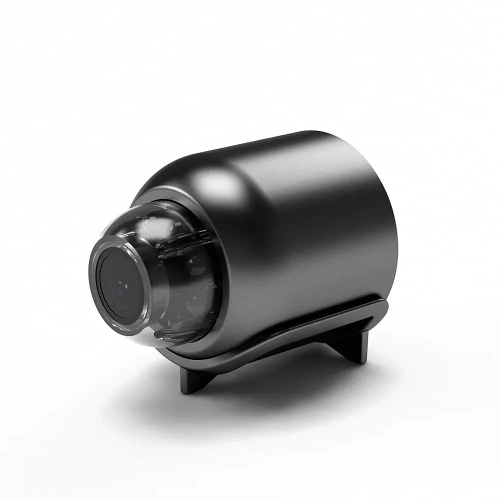 📸 Mini telecamera wireless 1080P: dimensioni ridotte (come una moneta), installabile ovunque, monitoraggio remoto in tempo reale tramite smartphone.