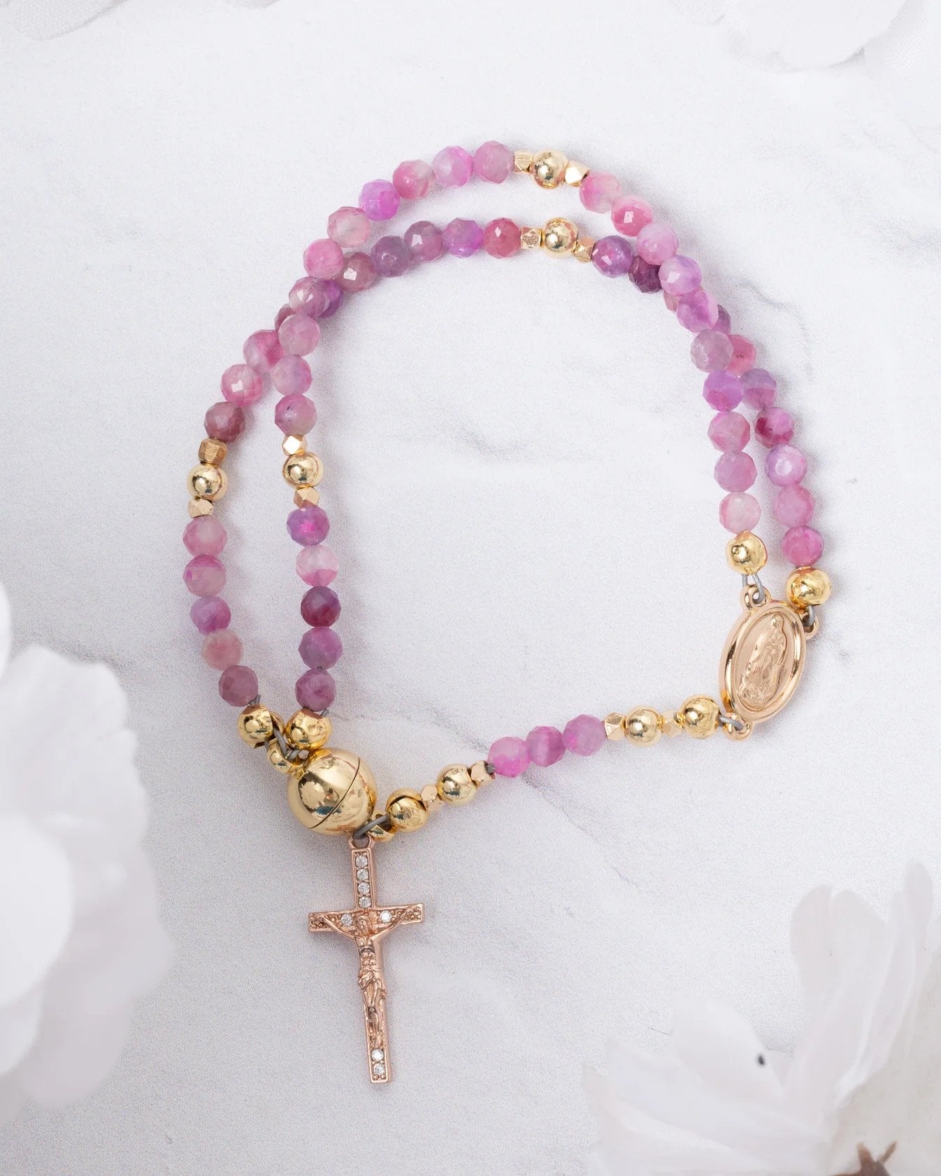 🔥Solo per un periodo limitato – Valido per 24 ore🔥 Sconto del 49% – ✝️Braccialetti rosario artigianali📿