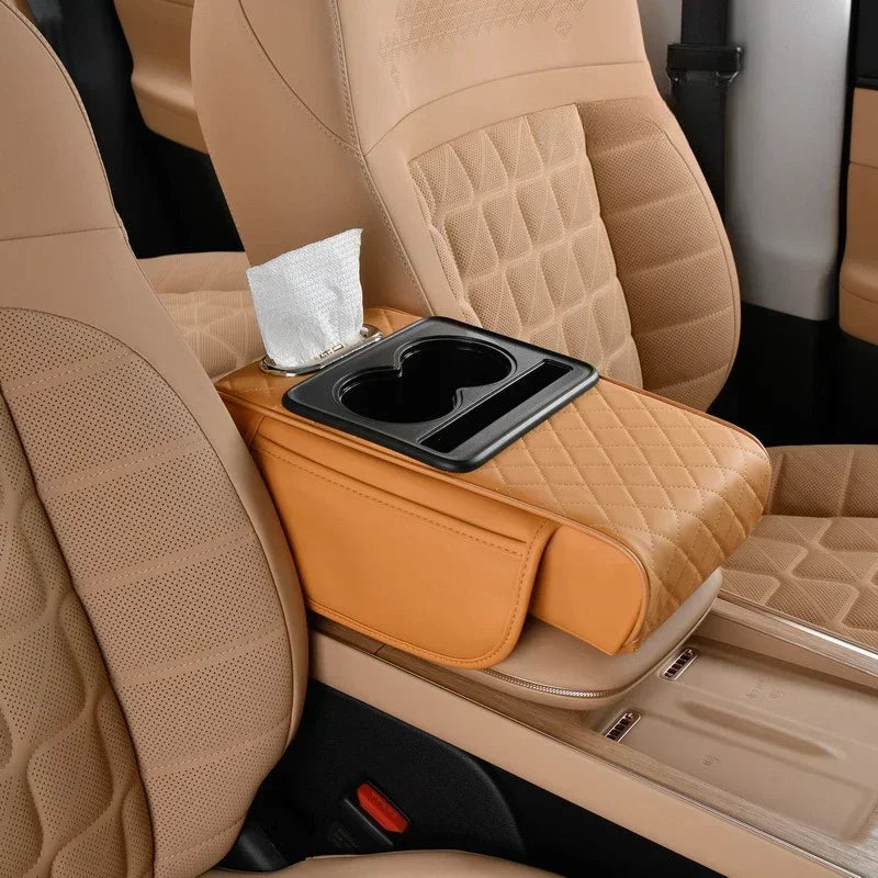Inserto multifunzione 4 in 1 per console centrale auto / Cuscino rialzante per bracciolo e soluzione di stoccaggio