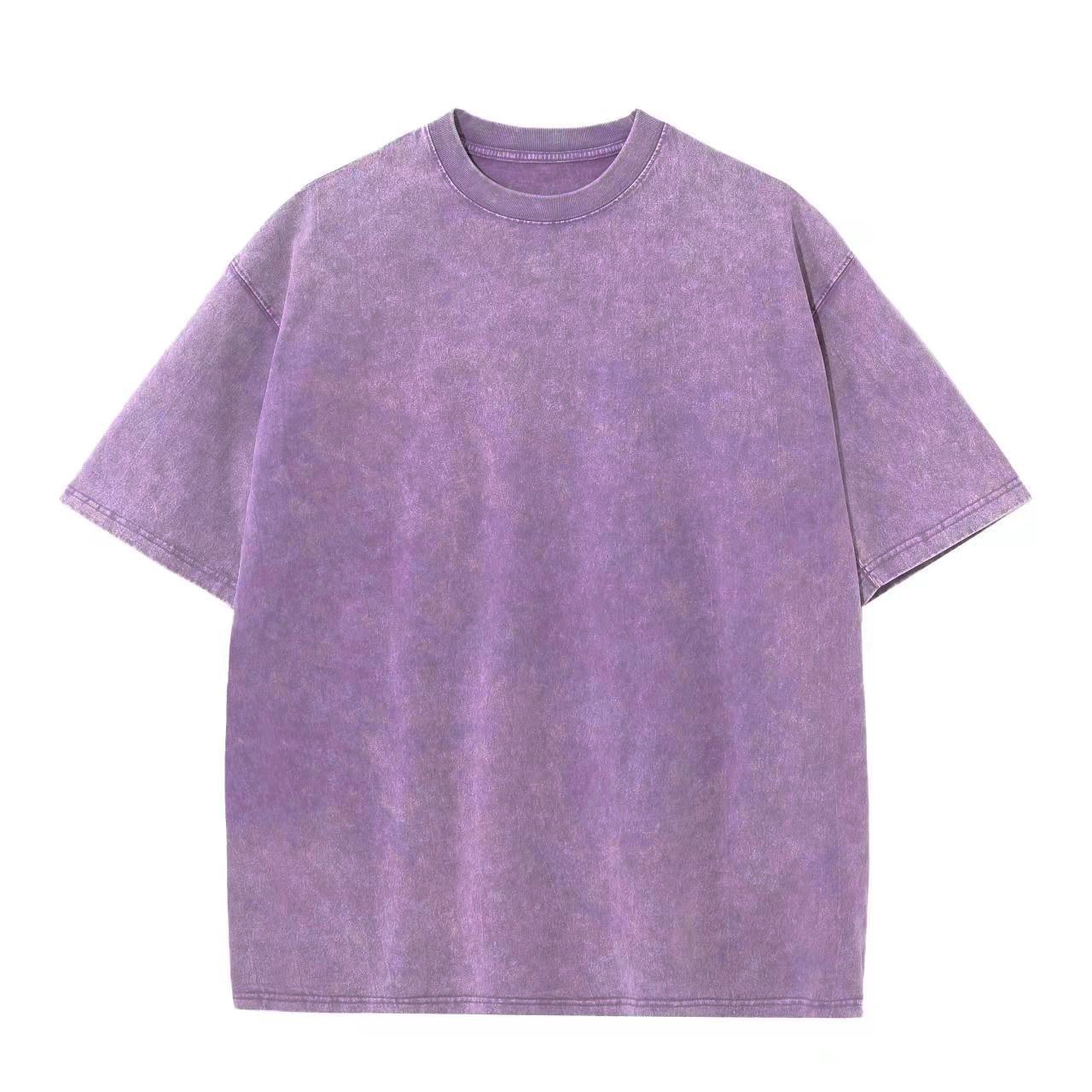 ⚡Offerte imperdibili🔥T-shirt oversize da uomo, stile vintage, pesanti, in cotone, per palestra, con lavaggio acido, larghe e comode.