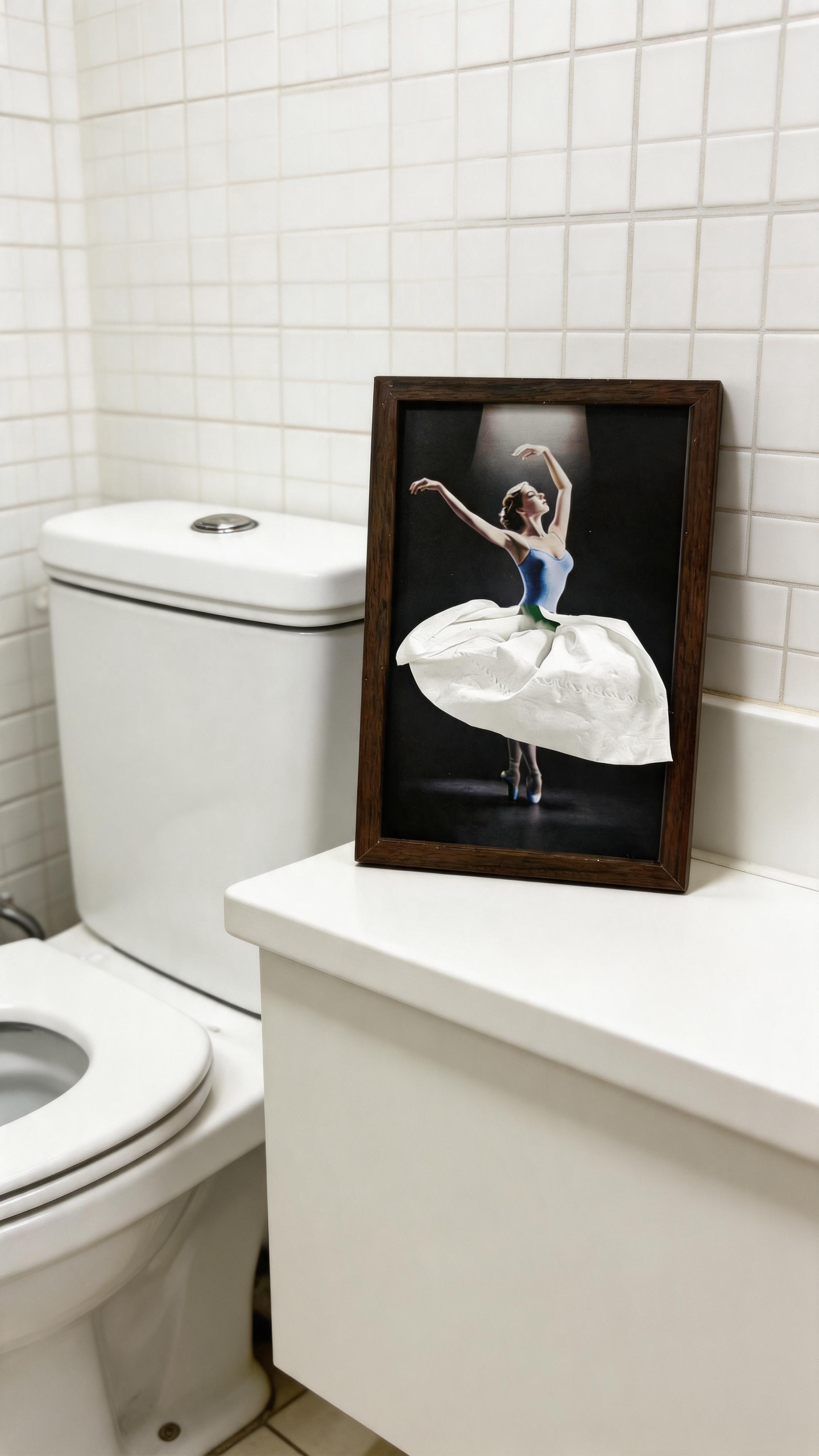Sconto del 50% – Vassoio portacarte in legno massello di noce a forma di ballerina / Portatovaglioli in legno naturale