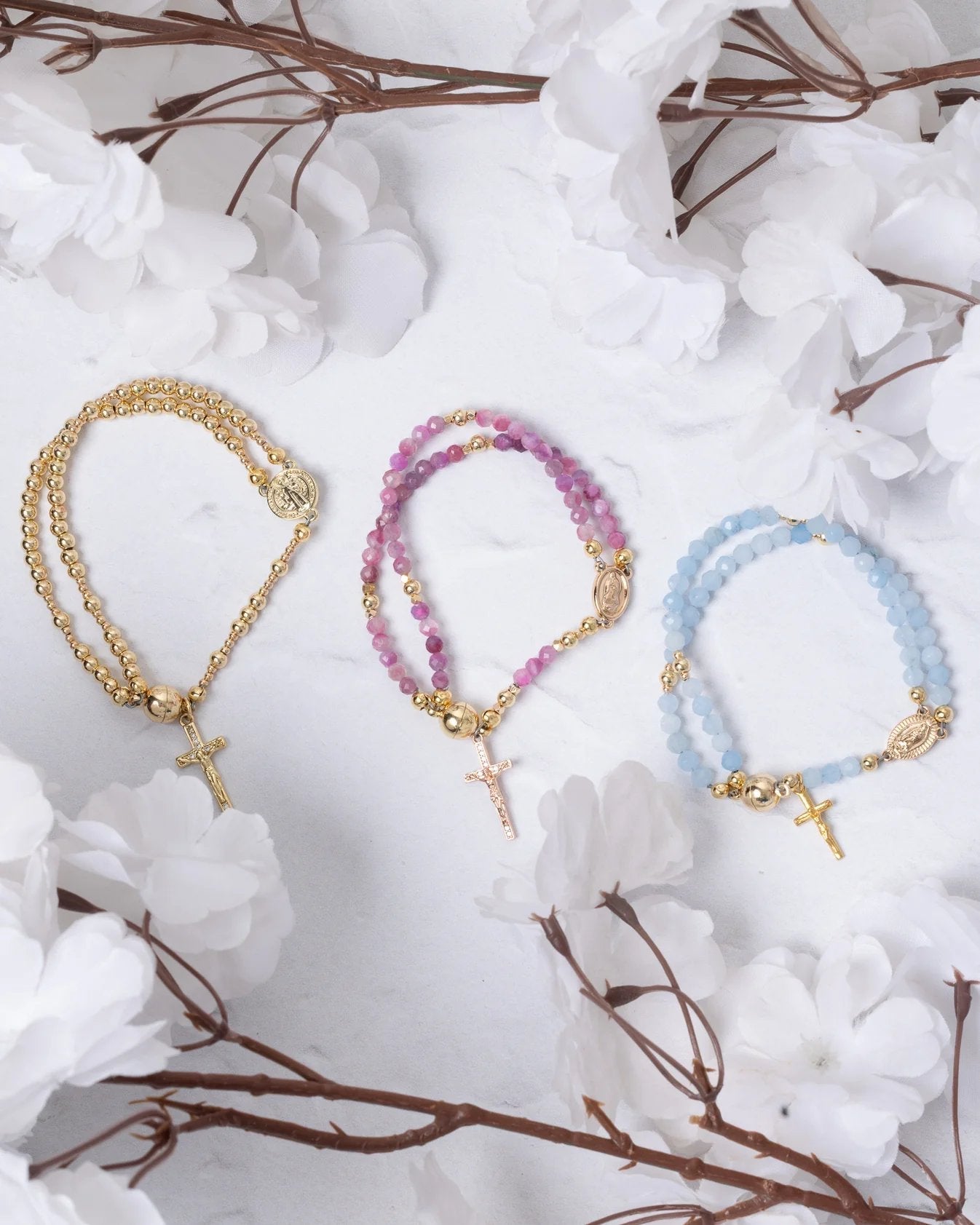 🔥Solo per un periodo limitato – Valido per 24 ore🔥 Sconto del 49% – ✝️Braccialetti rosario artigianali📿