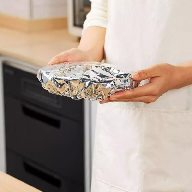 🏠🔥 Mantieni il cibo caldo e fresco con la nostra pellicola di alluminio! 🔥