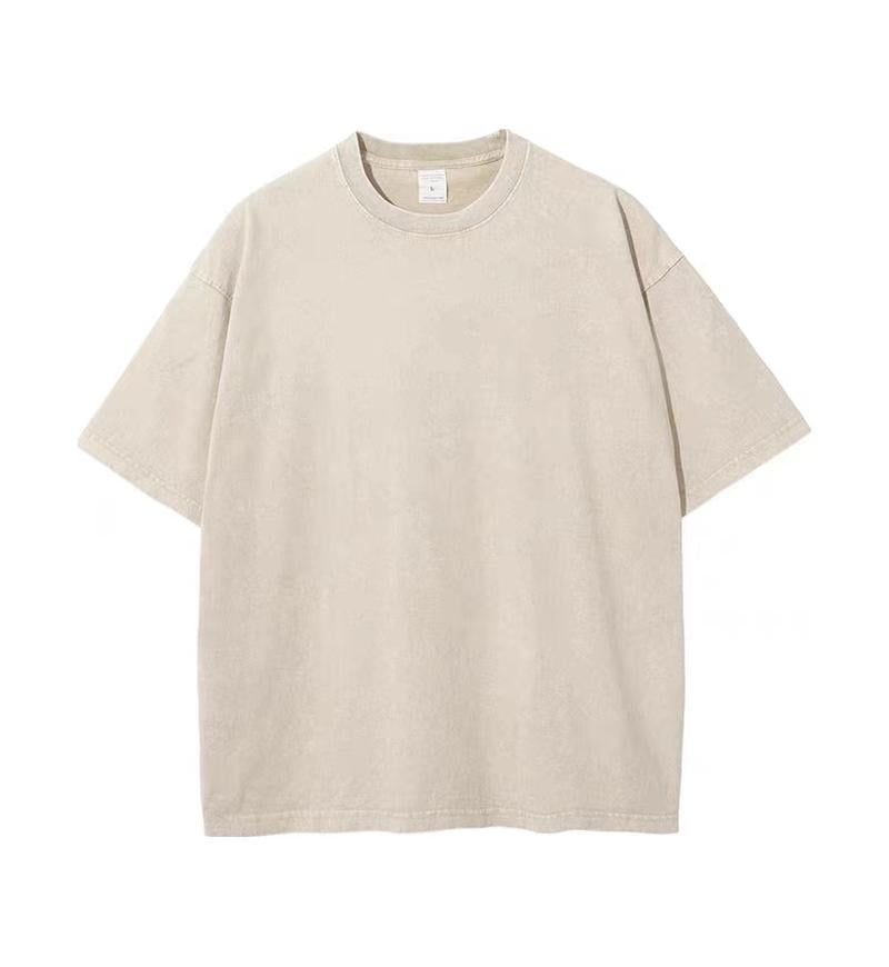 ⚡Offerte imperdibili🔥T-shirt oversize da uomo, stile vintage, pesanti, in cotone, per palestra, con lavaggio acido, larghe e comode.