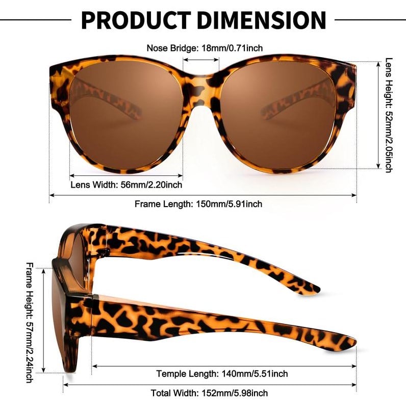 🕶 Nuovi occhiali da sole cat-eye XL con lenti polarizzate UV40