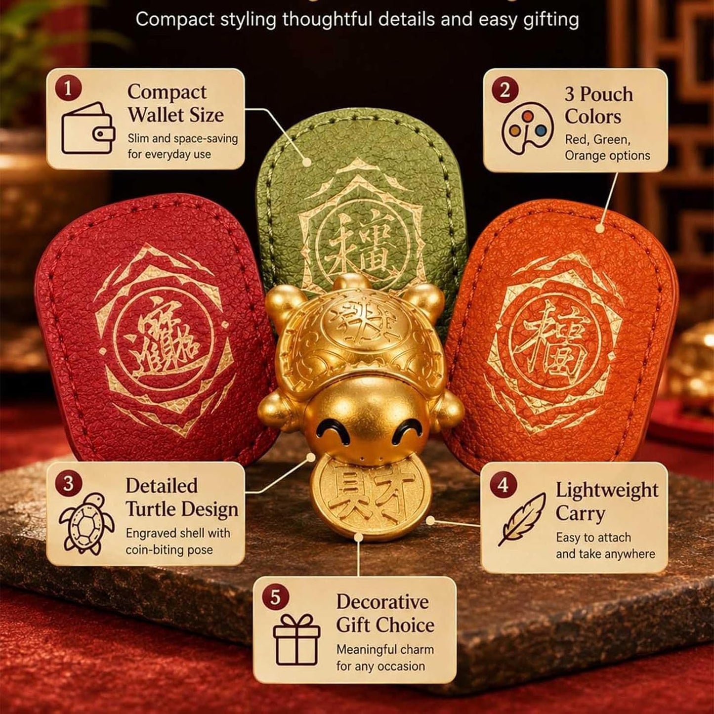 🐢Ciondolo Tartaruga d'Oro 2026 – Si aggrappa alla buona sorte🍀e non la molla più!