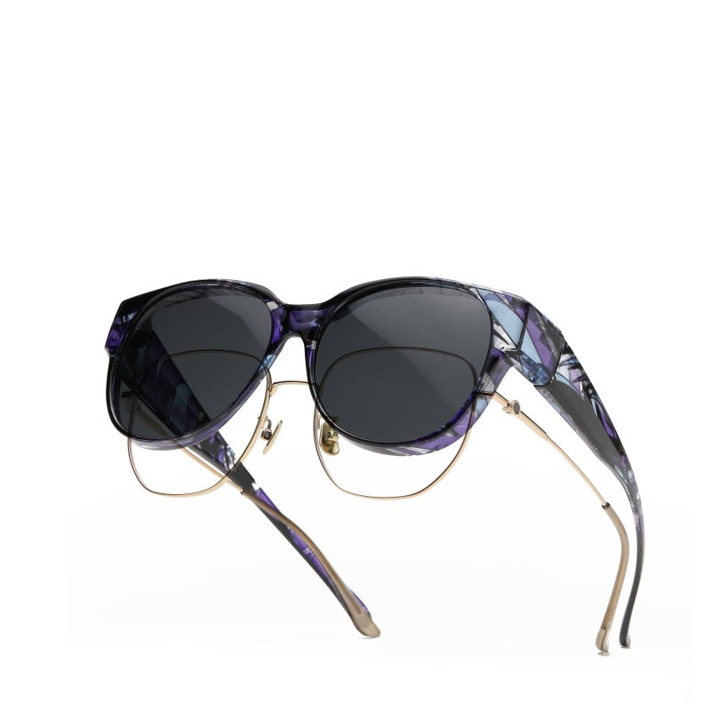 🕶 Nuovi occhiali da sole cat-eye XL con lenti polarizzate UV40