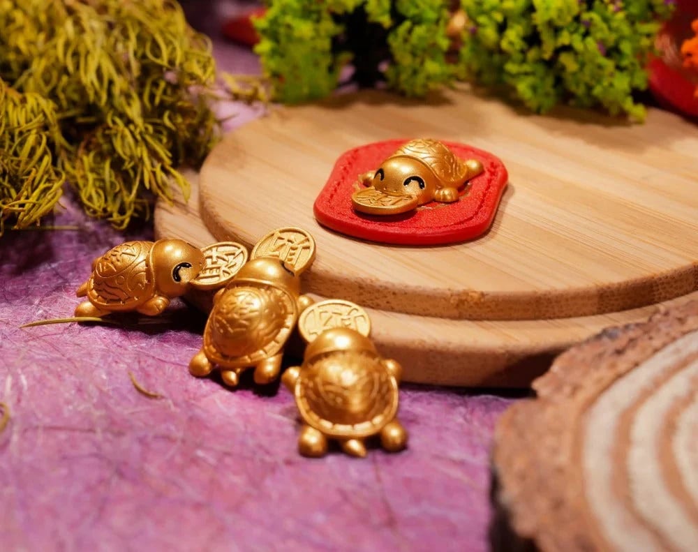 🐢Ciondolo Tartaruga d'Oro 2026 – Si aggrappa alla buona sorte🍀e non la molla più!