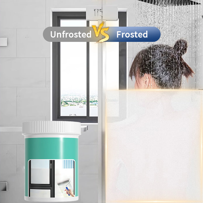 Vernice trasparente a base d'acqua effetto vetro satinato
